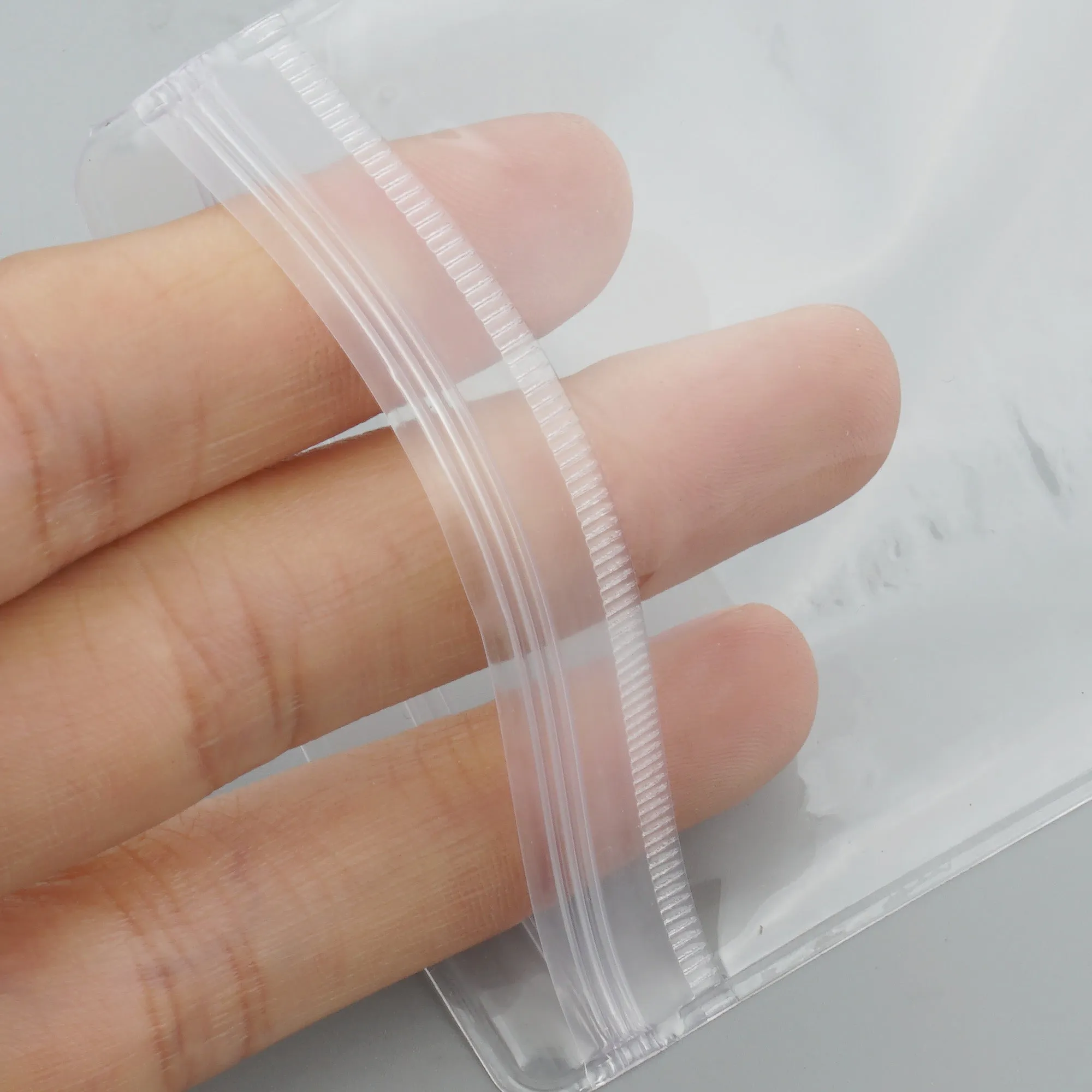 100 count Reusable Clear PVC transparent Zip Lock Jewelry Bag Eco-friendly Multi-sizes available