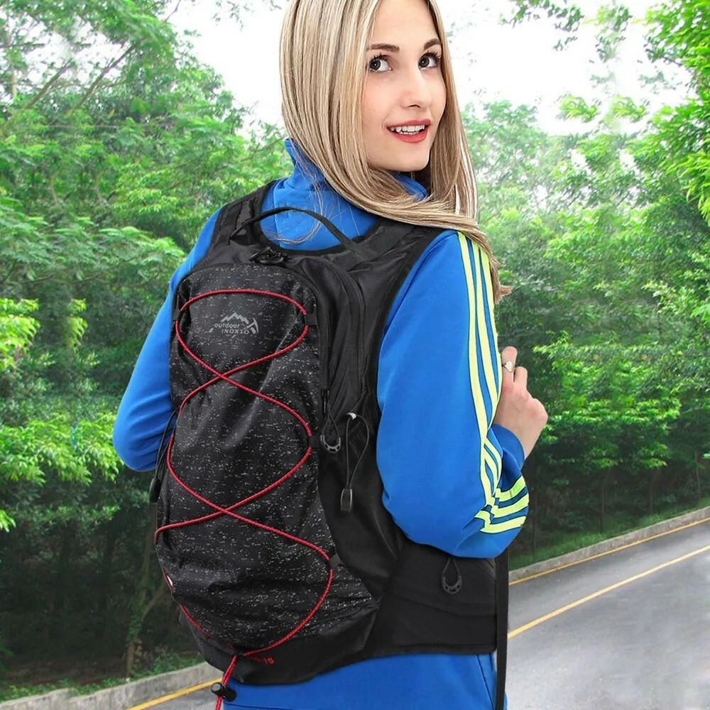 12L Outdoor Running Backpack Bicycle Backpack Sports Vest Ultralight Riding Bag Women Men Breathable Jogging Sport Backpack For Camping Hiking Cycling Sport Bag