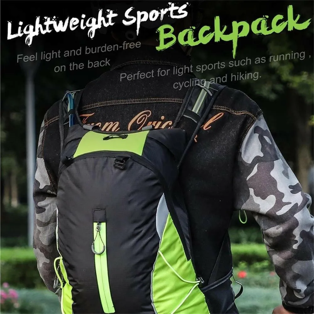 16 L Outdoor Cycling Backpack with Rain Cover Waterproof Mountaineering Riding Bag Large Capacity Women Men Breathable Jogging Sport Backpack For Camping Hiking Sport Bag Running Bag