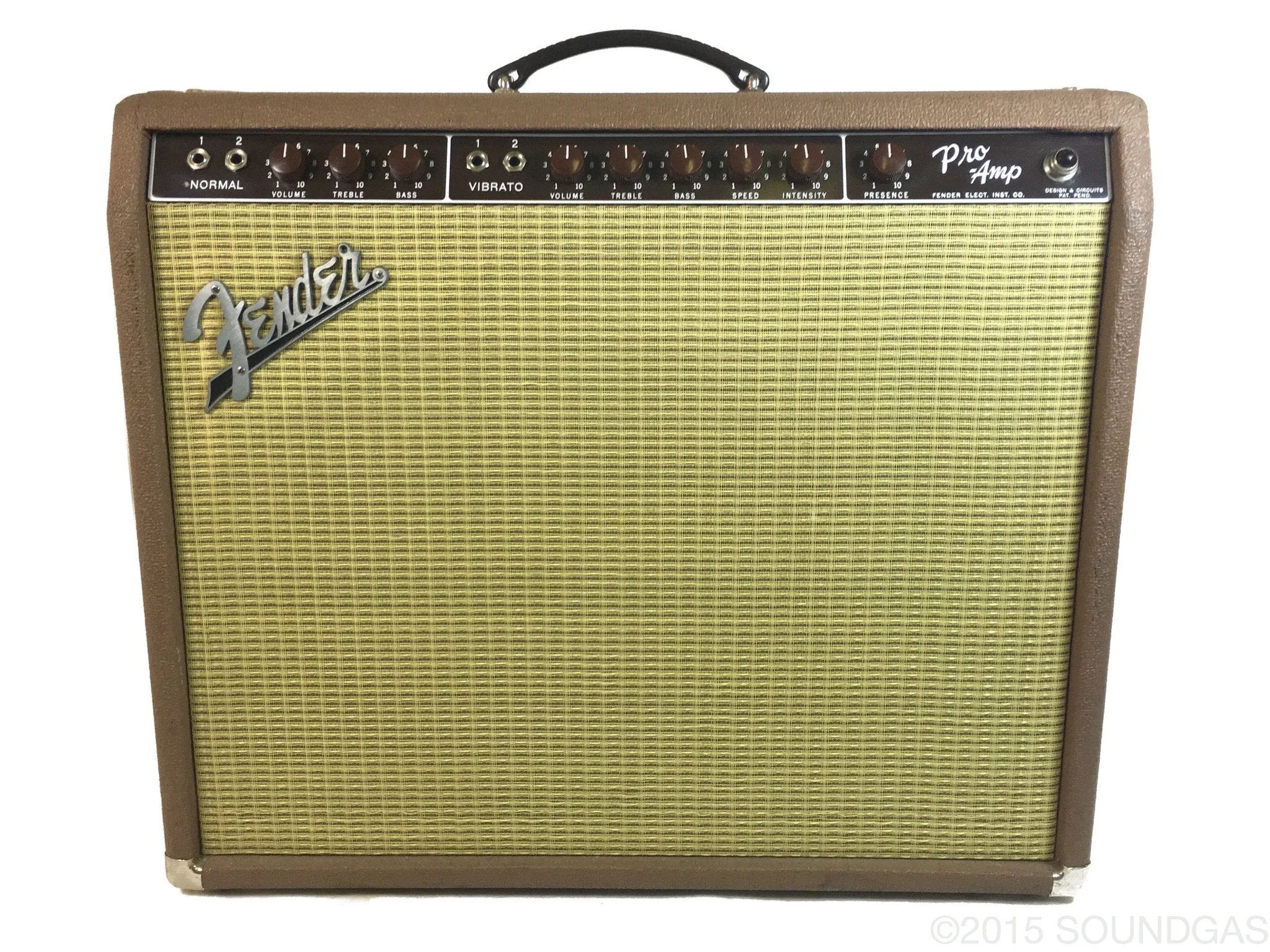 1961 BROWNFACE FENDER PRO AMP