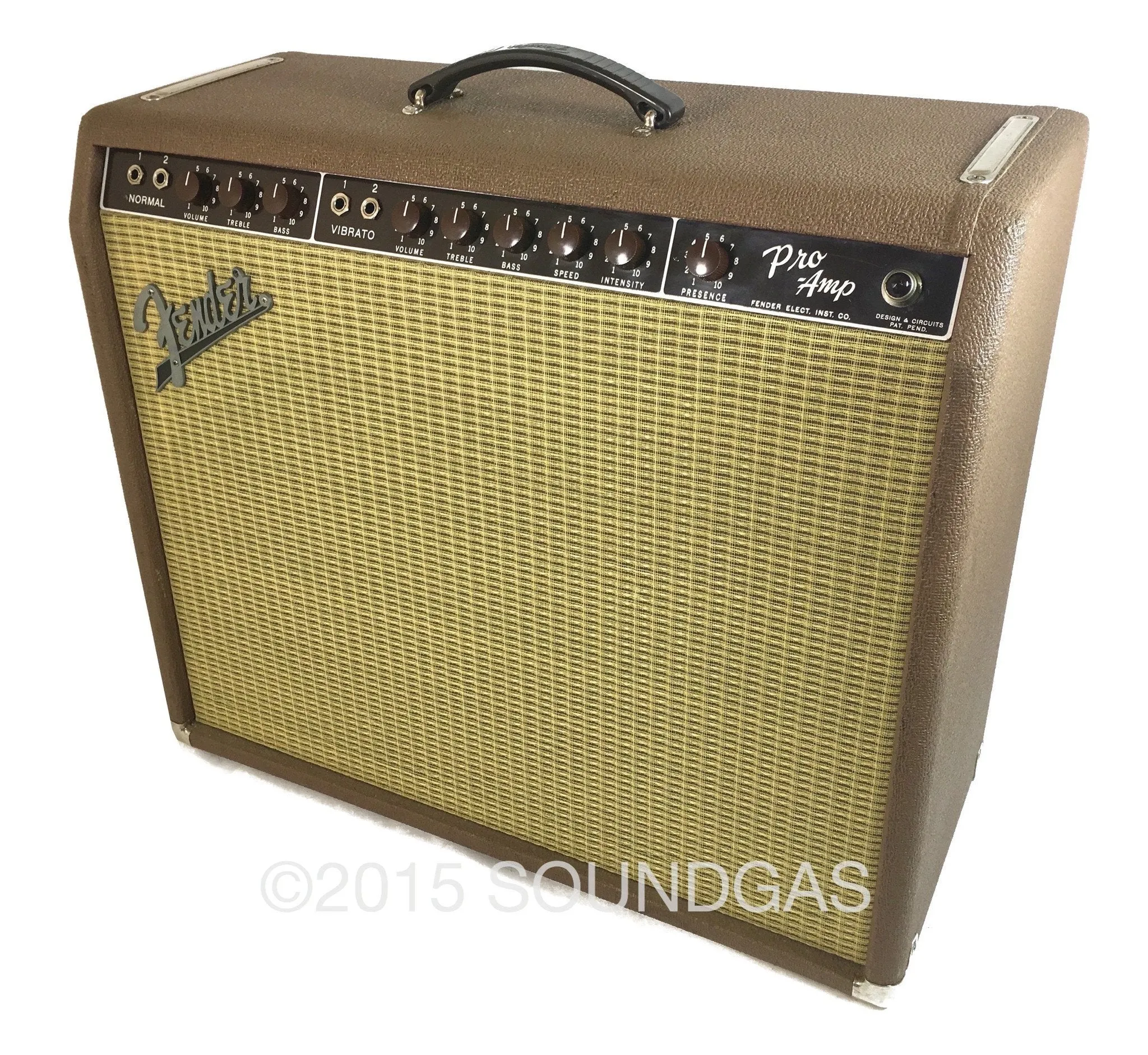 1961 BROWNFACE FENDER PRO AMP