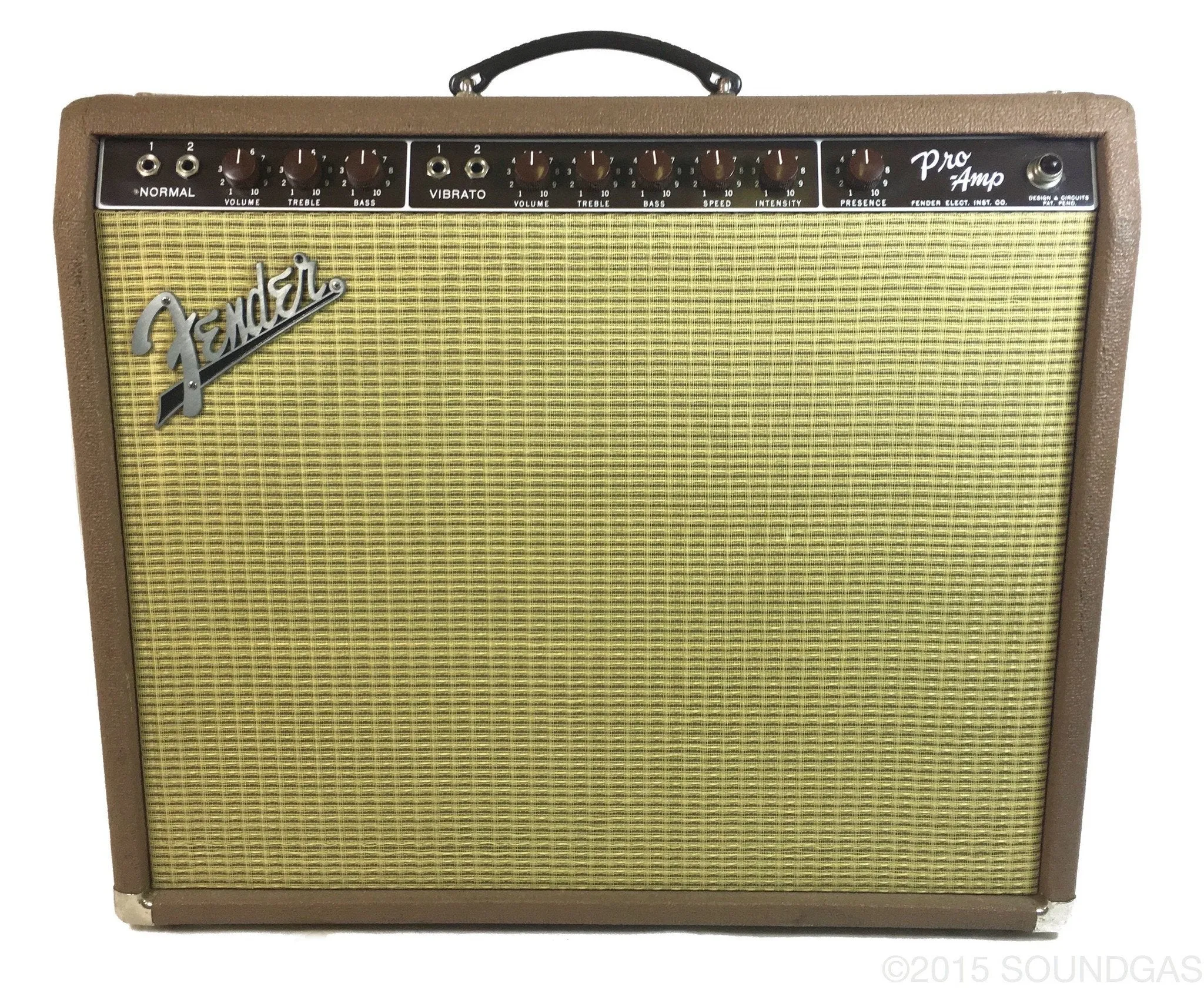 1961 BROWNFACE FENDER PRO AMP