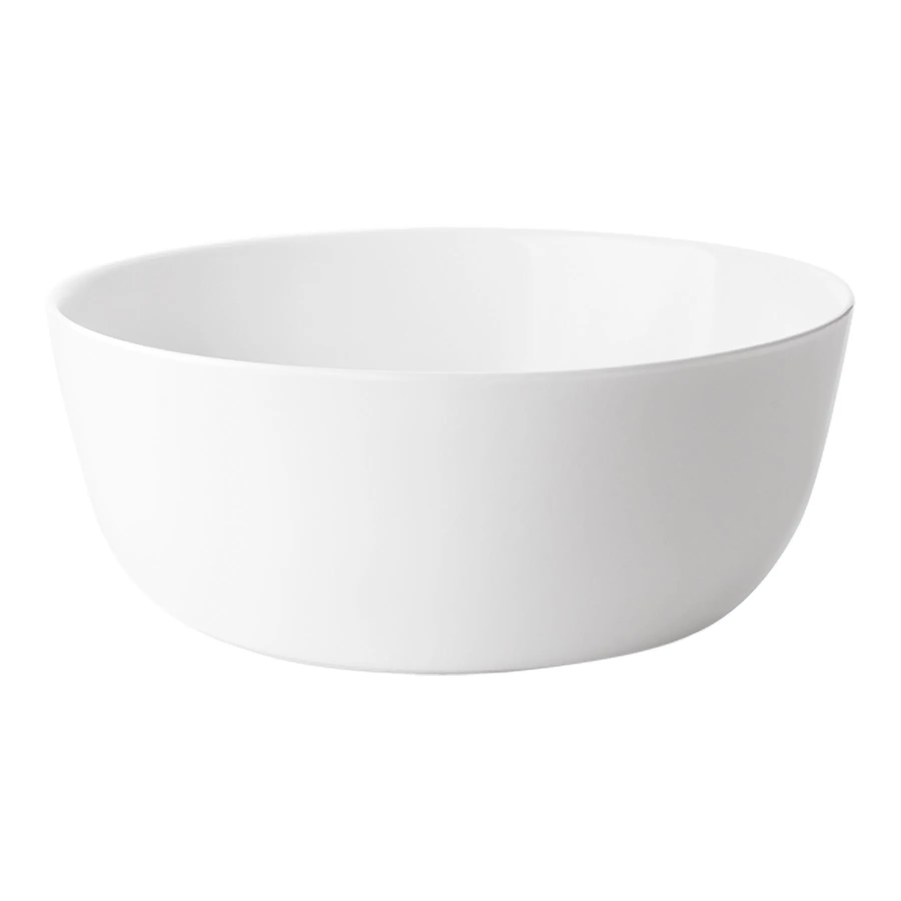 23cm White Toledo Glass Serving Bowls - Pack of Three - By Bormioli Rocco