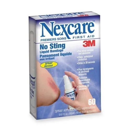 3M 118-03-CA Nexcare No Sting Liquid Bandage Spray 18ml