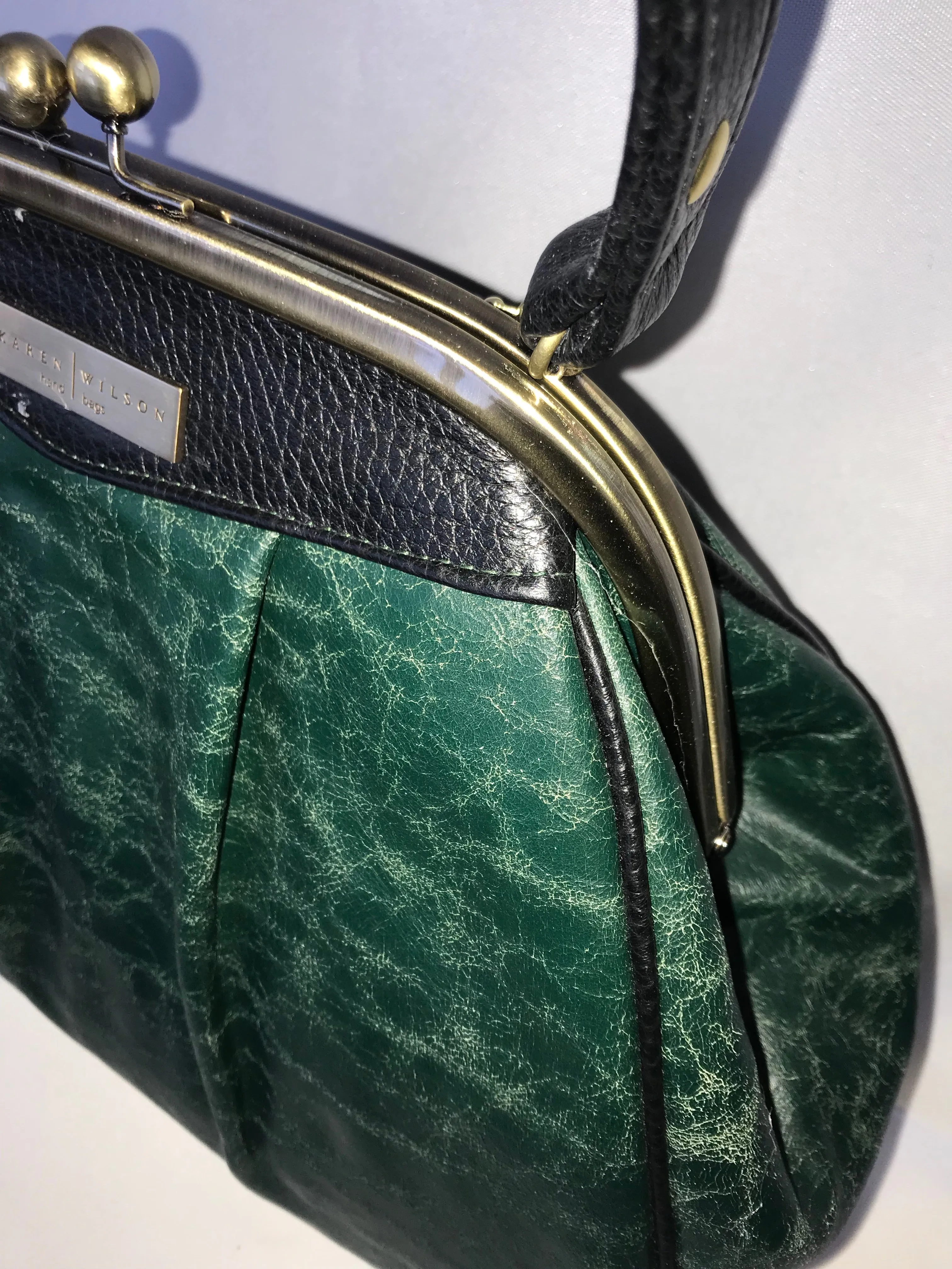 6003 Emerald Distressed Leather