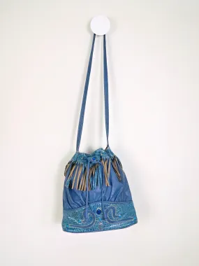 80's Fringe Bucket Bag