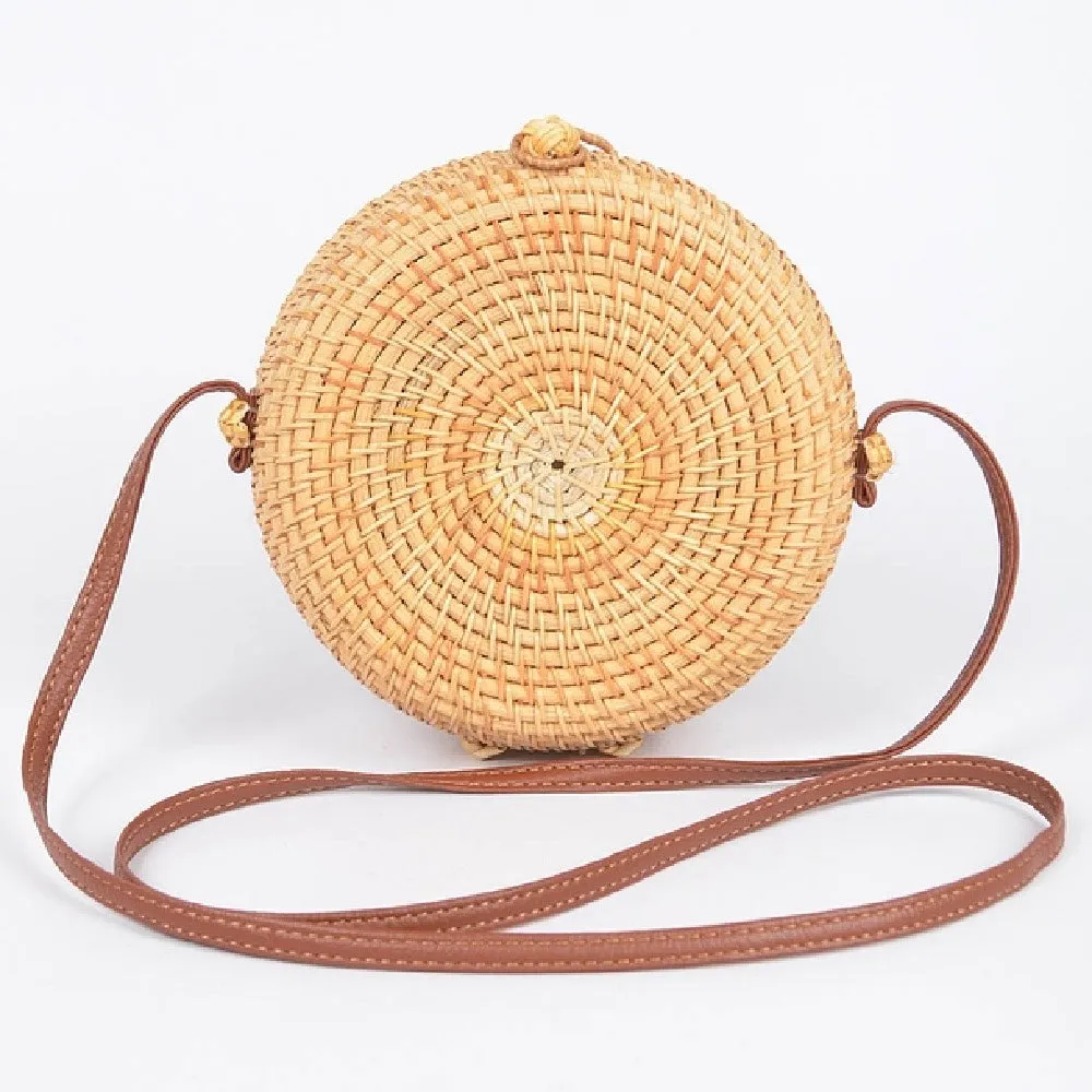 A Little Bit Of Sunshine Round Crossbody Bag