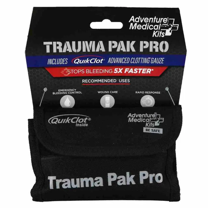 Adventure Medical Kits Trauma Pak Pro with QuikClot & Trauma Tourniquet