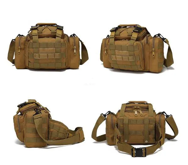 Airsoft Tactical Military Multi-Purpose Outdoor Hiking Cycling Sports Waist Shoulder Hand Bag 4 Colours ATB016