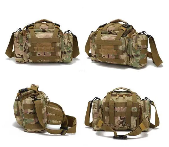 Airsoft Tactical Military Multi-Purpose Outdoor Hiking Cycling Sports Waist Shoulder Hand Bag 4 Colours ATB016