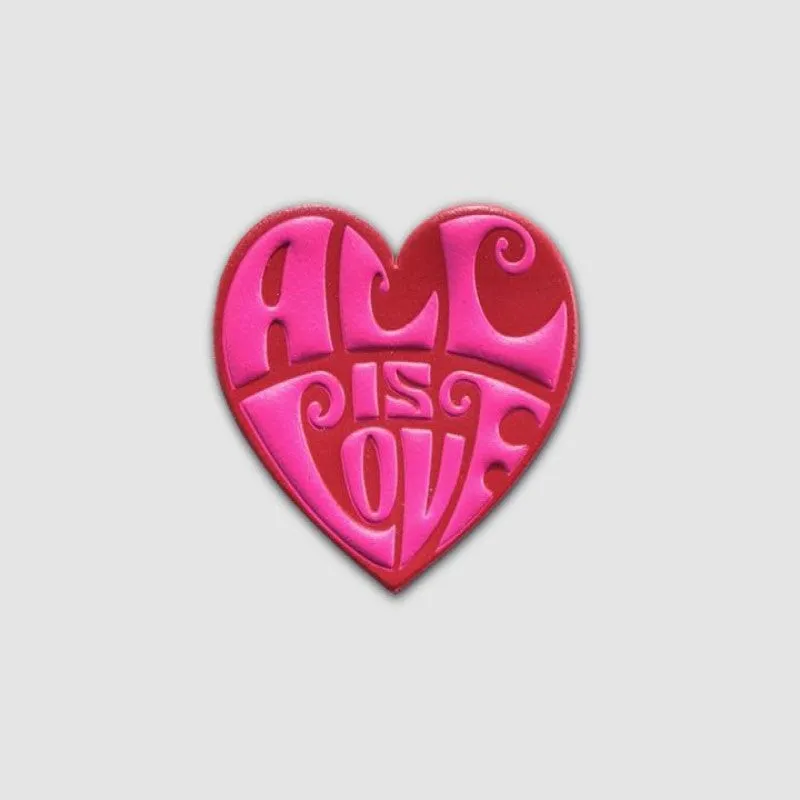 All Is Love Heart Sticker