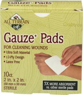 All Terrain - Gauze Pads 10 Pc - Pack of 1