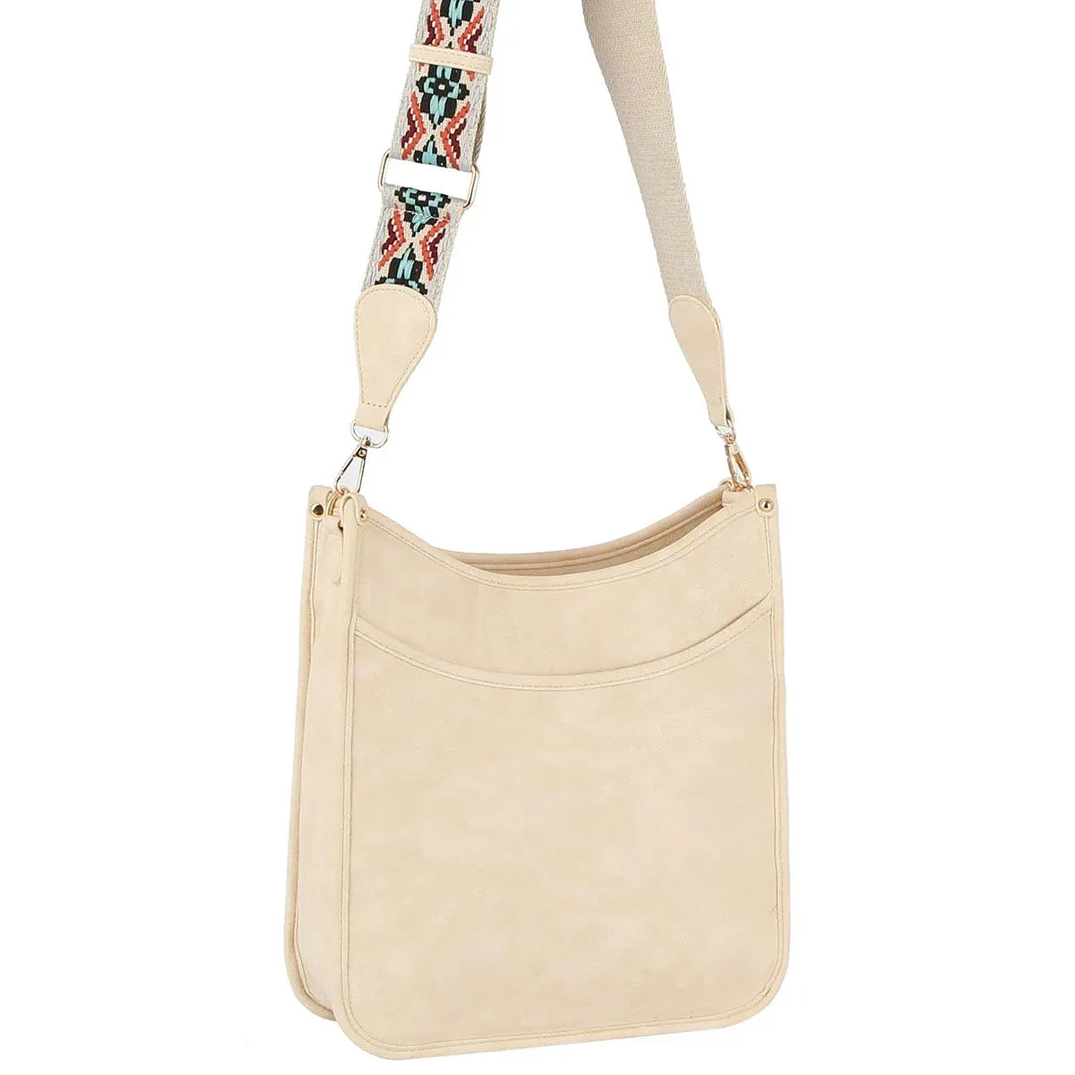 Aztec Tribal Printed Guitar Strap Crossbody Bag