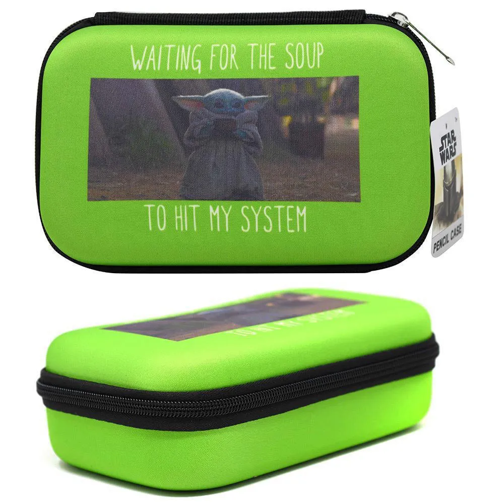 Baby Yoda Molded Pencil Case