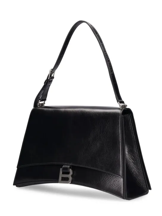 Balenciaga   Medium Crush leather shoulder bag 