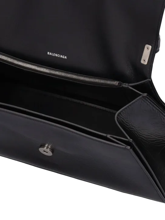 Balenciaga   Medium Crush leather shoulder bag 