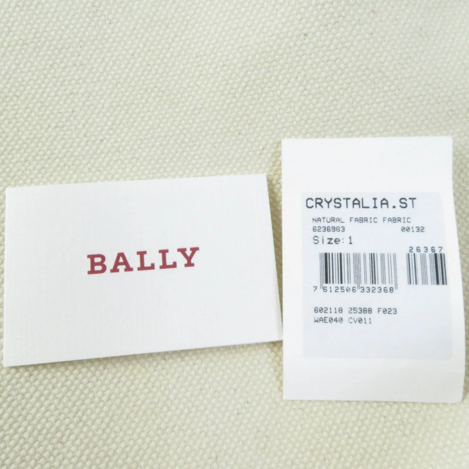 Bally CRYSTALIA ST Canvas Leather Tote Bag