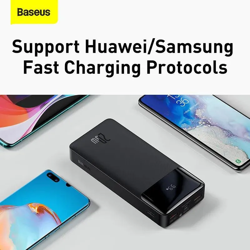 Baseus Ultra-Compact Fast Charging Power Bank with Dual Outputs and LED Indicator