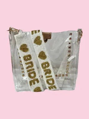 Beaded Bride Sparkle Strap Bag