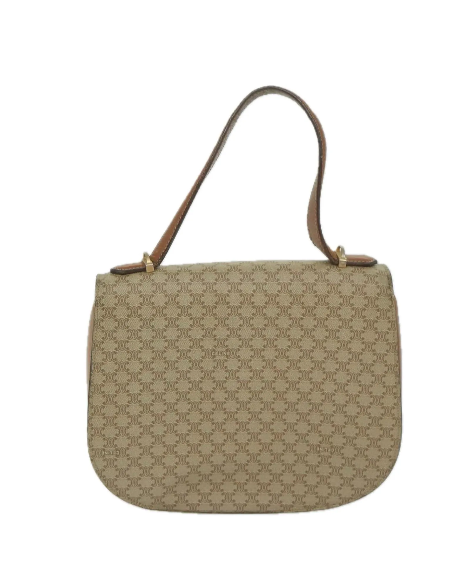 Beige Macadam Canvas Hand Bag with Dust Bag - Made in Italy