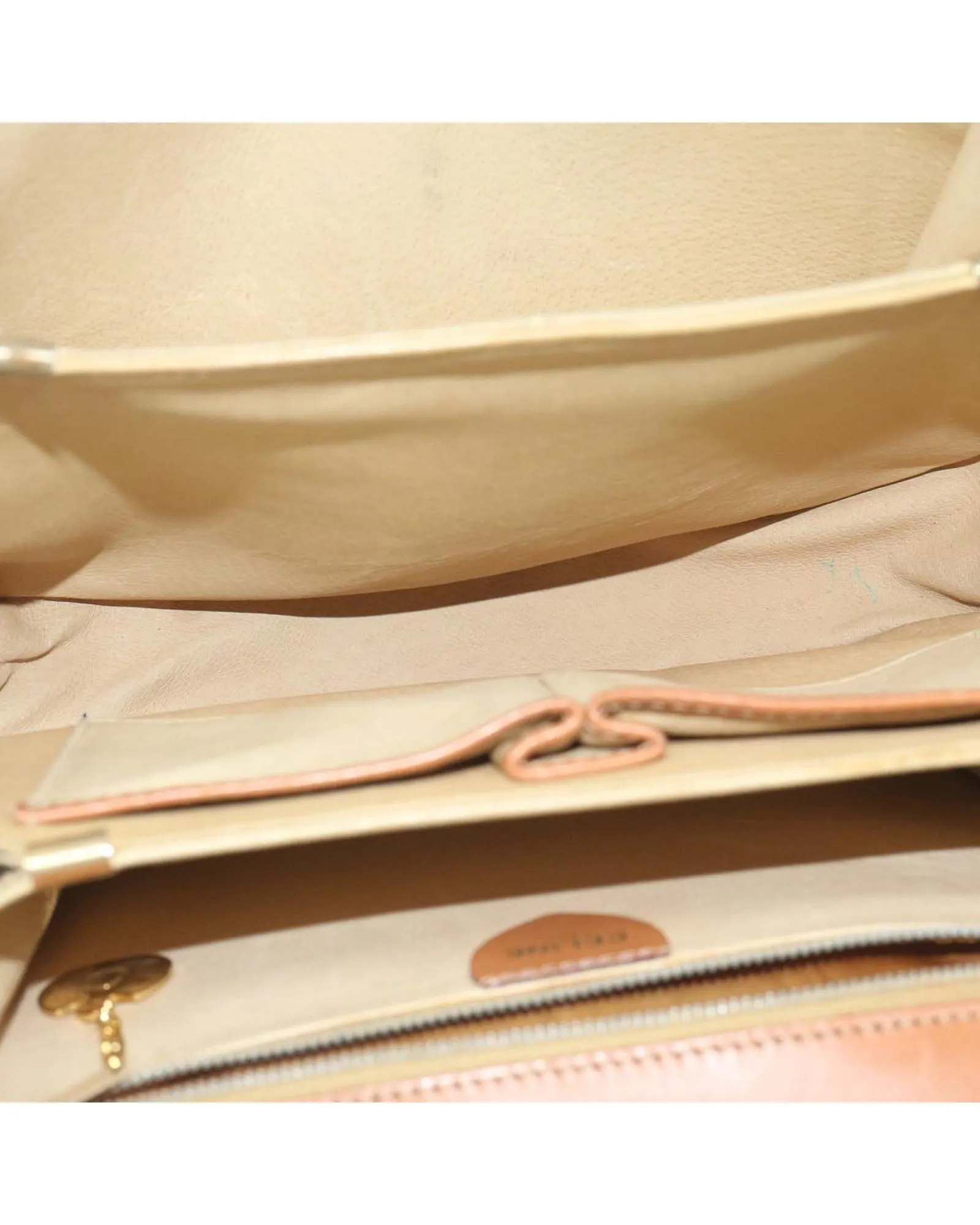 Beige Macadam Canvas Hand Bag with Dust Bag - Made in Italy