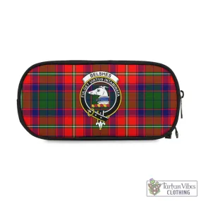 Belshes Tartan Pen and Pencil Case with Family Crest