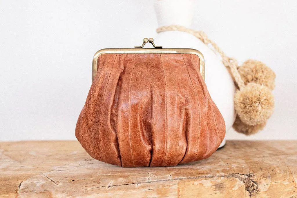 Bertie Purse - Chestnut Antique