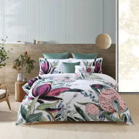 Bianca Bedding PROTEA QUILT COVER SET PLUM