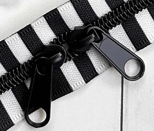 Black & White 30" Zipper from Stitch Supply Co.