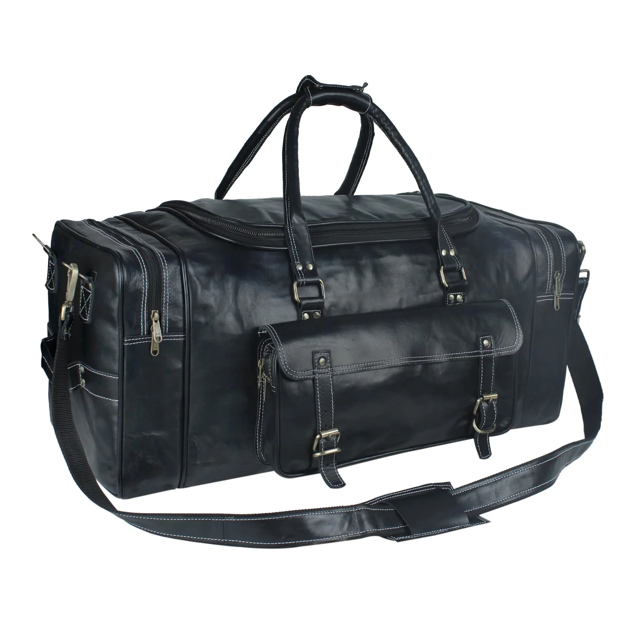 Black Gloss Weekend Duffle Bag