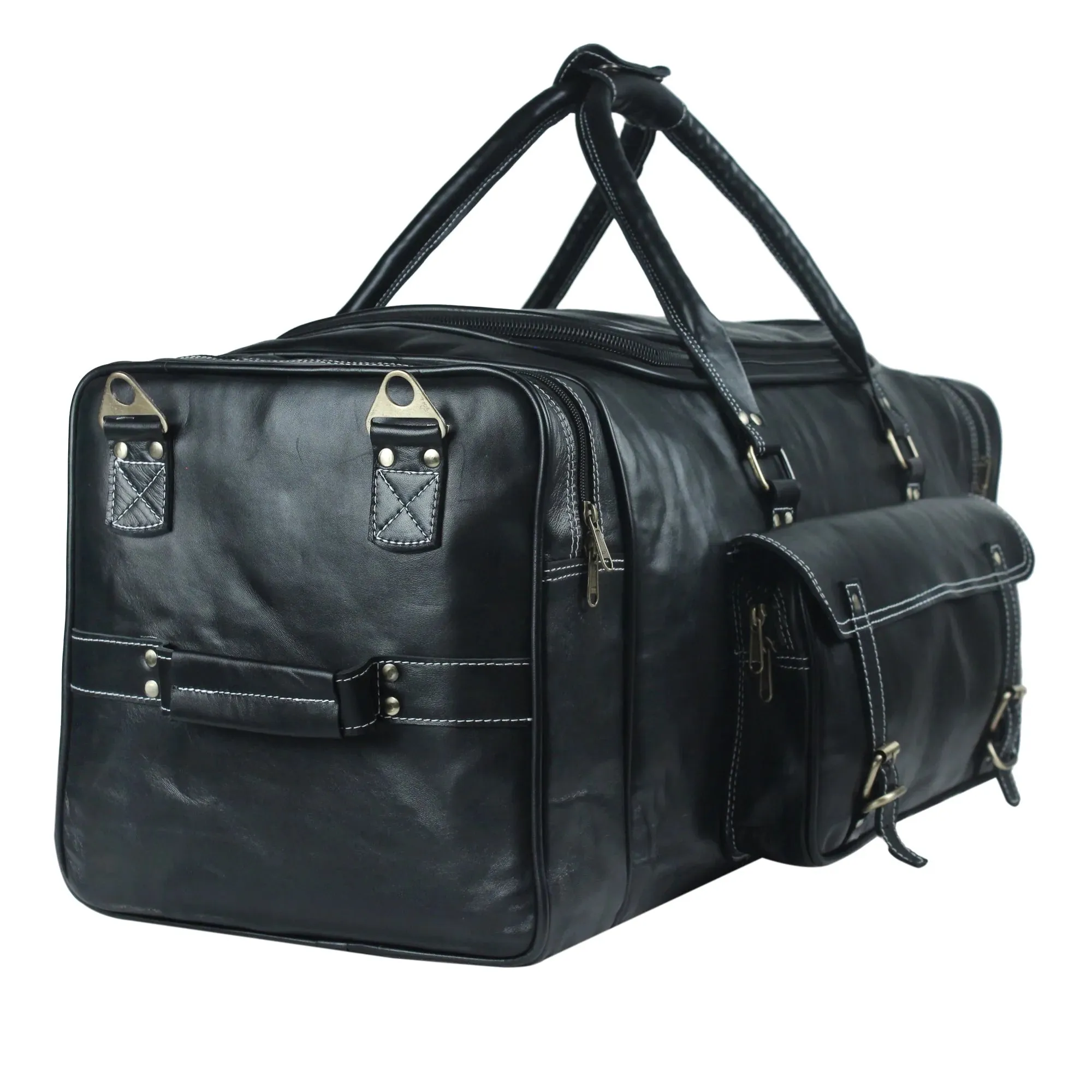 Black Gloss Weekend Duffle Bag