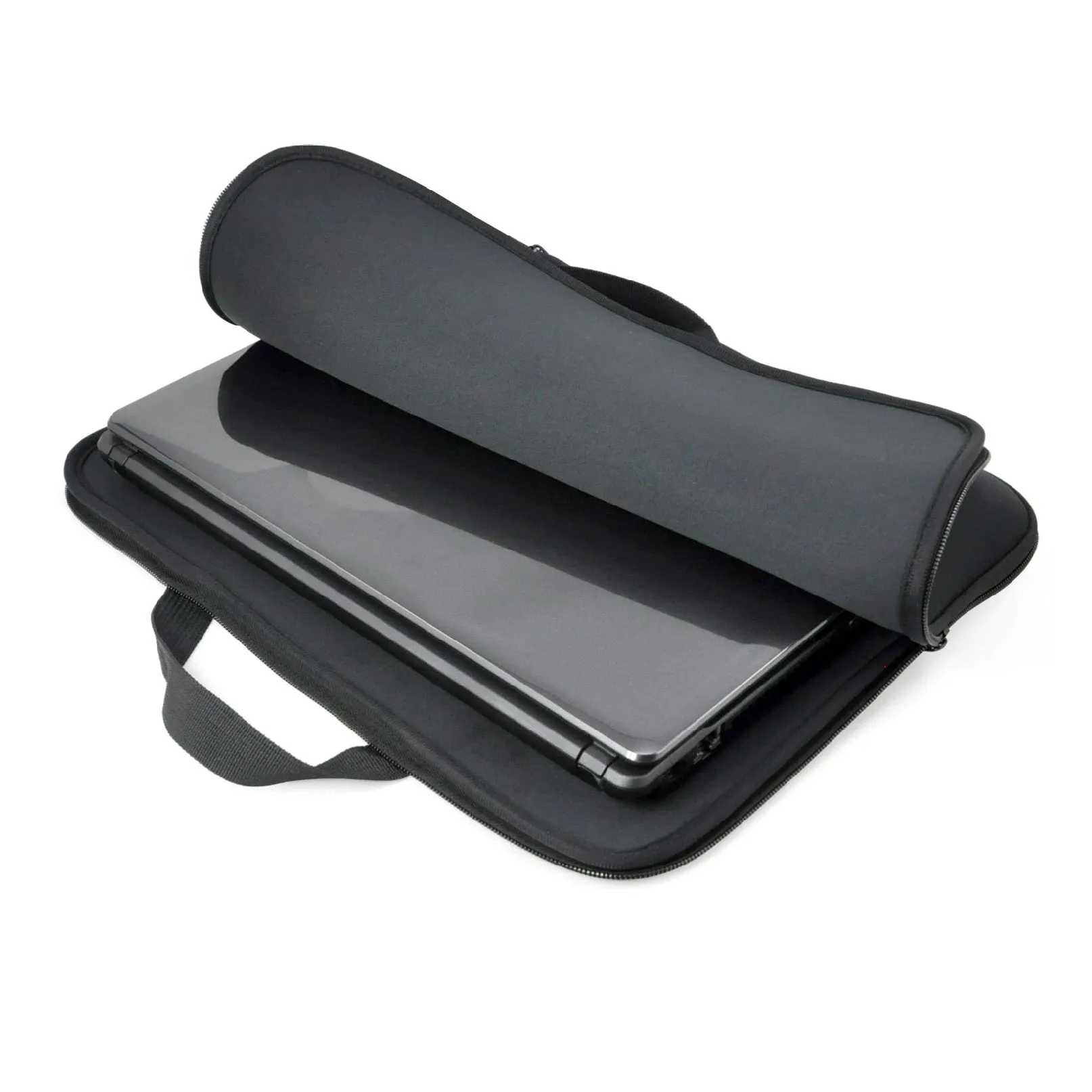 Black Neoprene Laptop Bag Notebook Sleeve Case pouch Protection