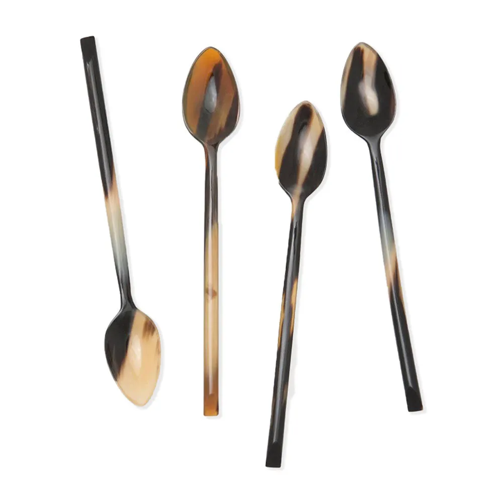 Blue Pheasant Kaarl Mixed Black Cocktail Spoon Set