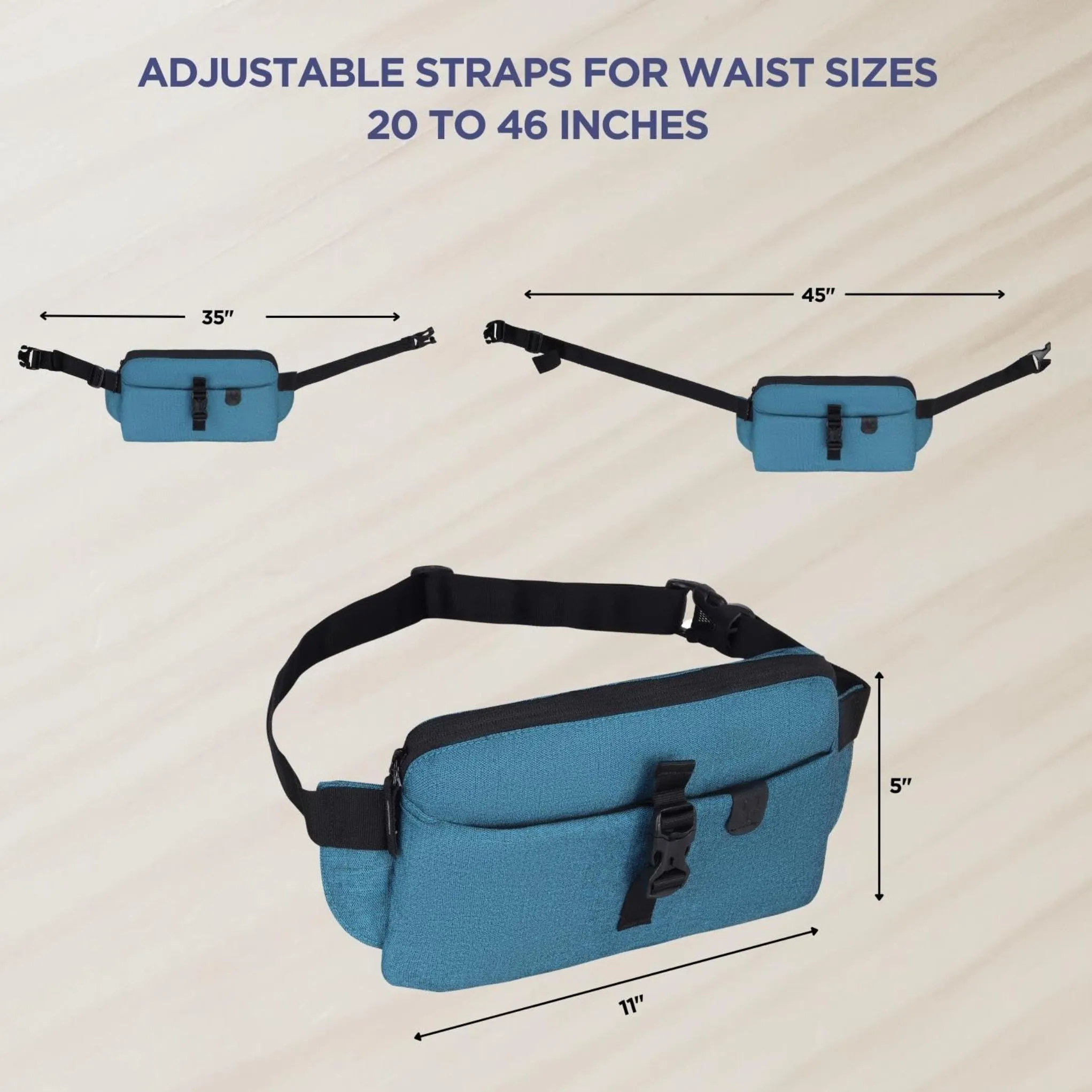 BOLIVAR Waist Bag for Men Women