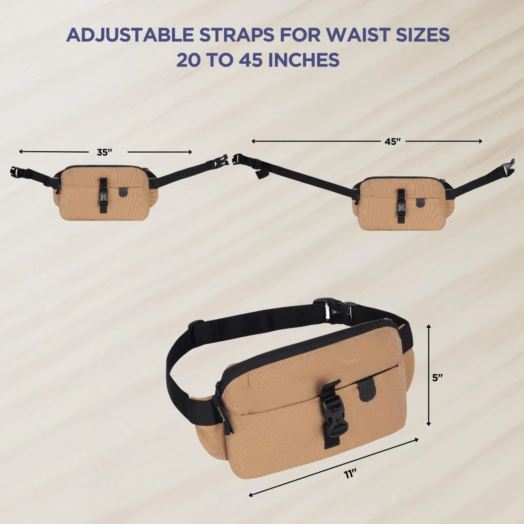 BOLIVAR Waist Bag for Men Women