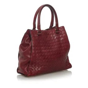 Bottega Veneta Intrecciato Leather Handbag (SHG-29242)