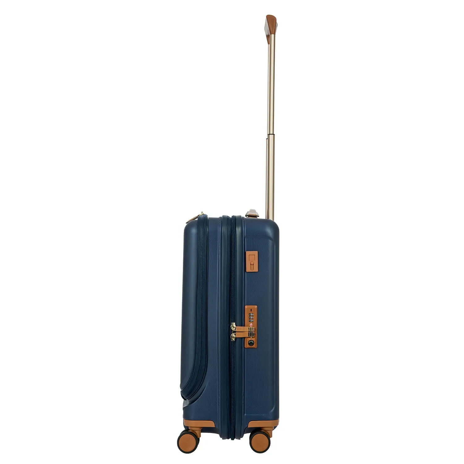 Bric's Capri 21" Spinner W/ Pocket Expandable - Matte Blue