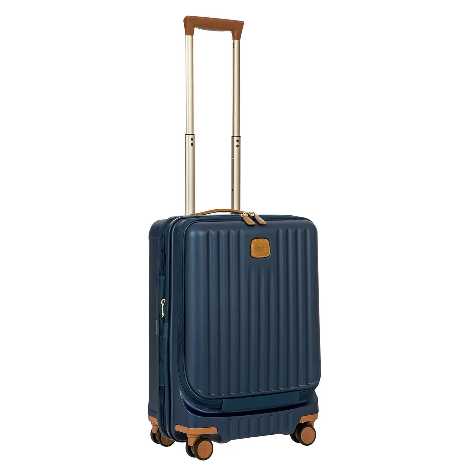 Bric's Capri 21" Spinner W/ Pocket Expandable - Matte Blue