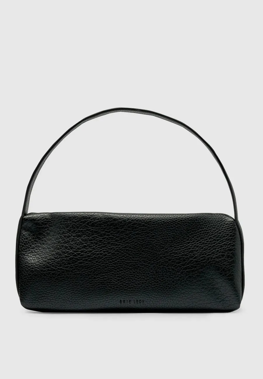 Brie Leon Harlow Slouch Mono Baguette Bag Black Nappa