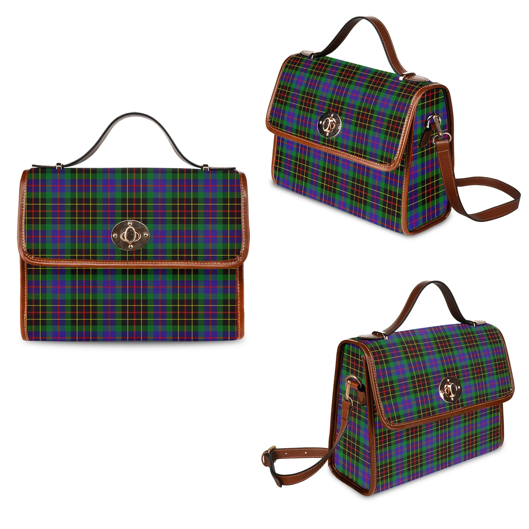 Brodie Hunting Modern Tartan Waterproof Canvas Bag