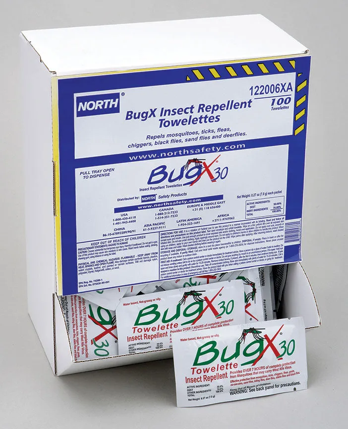 BugX® 30 Towelettes