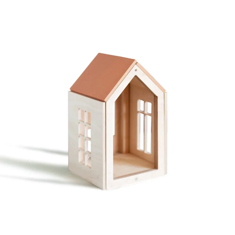 Build and Play Magnetic Wooden Dollhouse