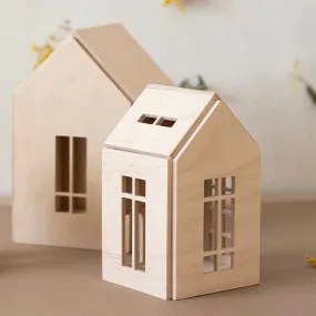 Build and Play Magnetic Wooden Dollhouse