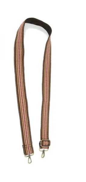 Burgundy/Pink Purse Strap