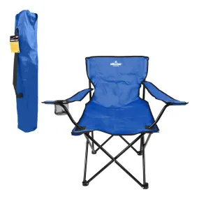 Camping Folding Chair Lightweight Blue