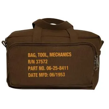 Canvas GI Style Zip Pocket Mechanics Tool Bag