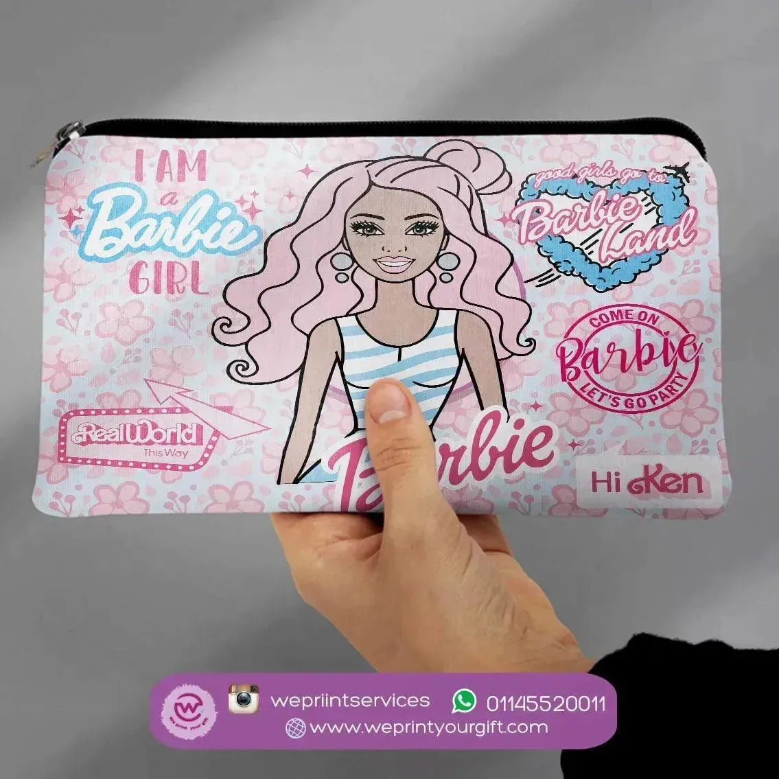 Canvas - Pencil Case - Barbie