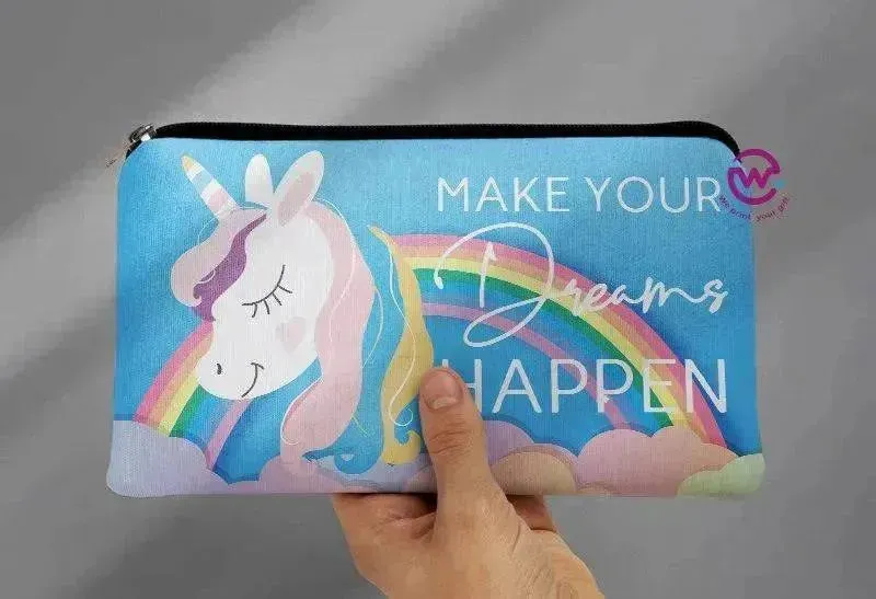 Canvas - Pencil Case - Unicorn