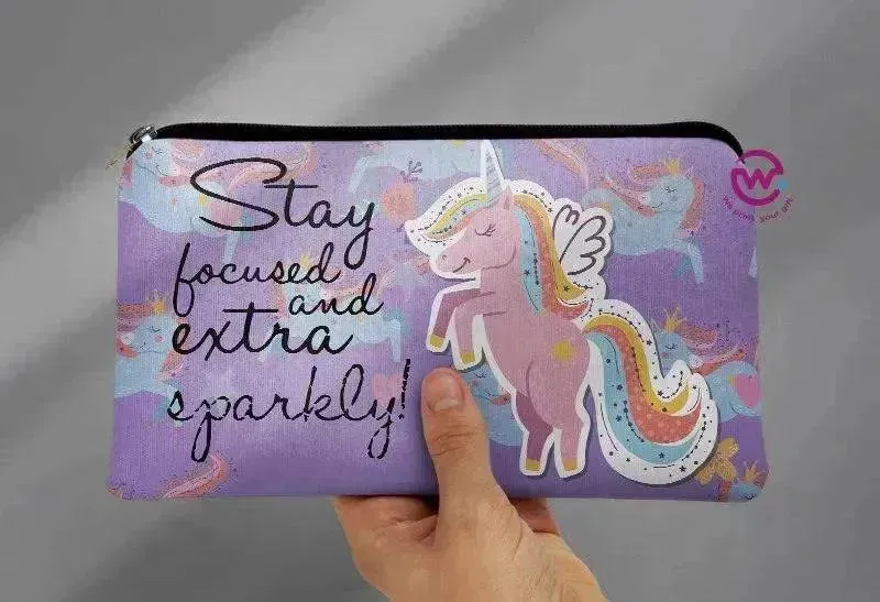 Canvas - Pencil Case - Unicorn