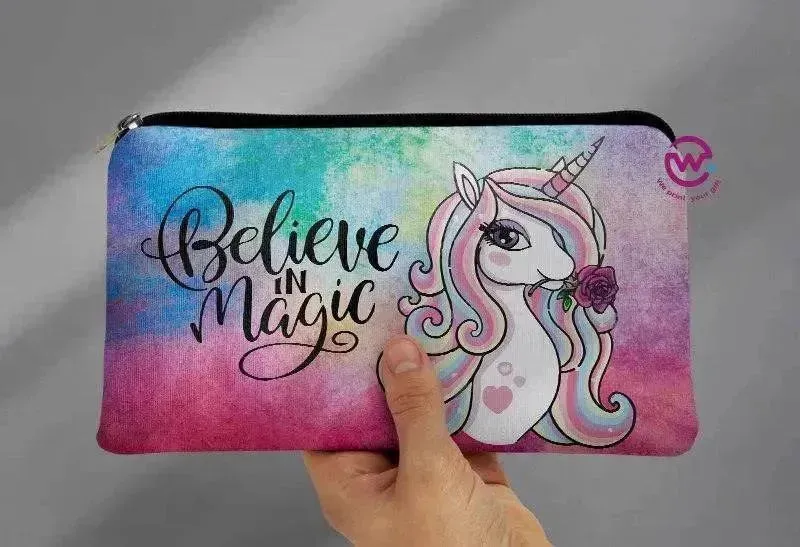 Canvas - Pencil Case - Unicorn